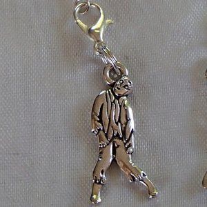 Free With WD Charm Bracelet Zombie Zipper Pull Halloween